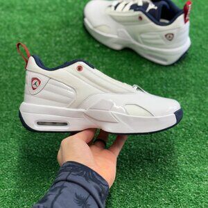 Nike Jordan Max Aura 6 White Varsity Red Navy GS FQ8297-100 NEW Multi Sz